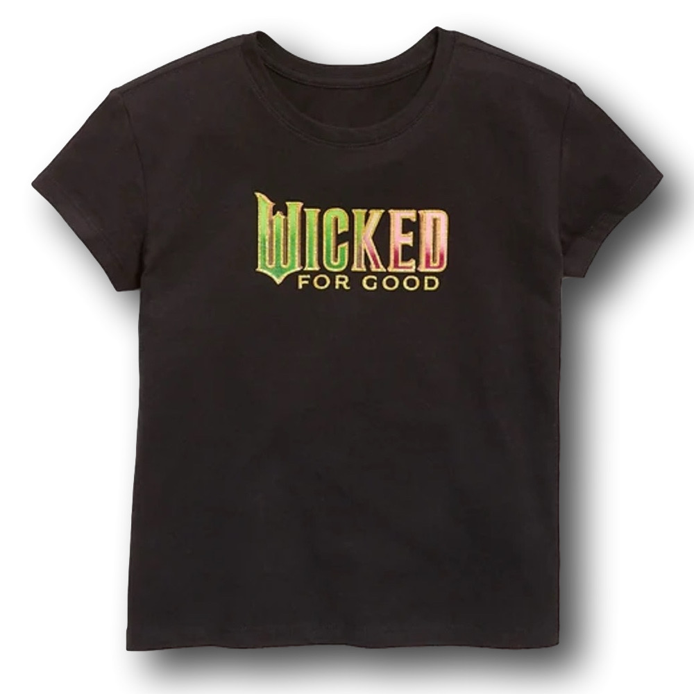Kids Wicked For Good Movie Graphic T-Shirt - Size Small 6/7 - NWT